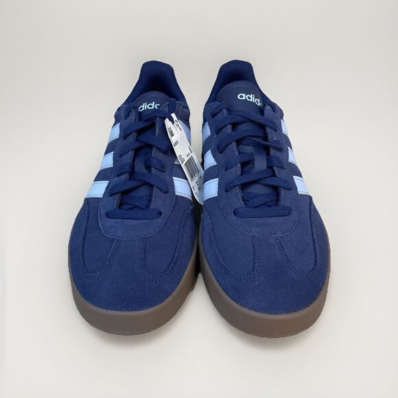 Adidas Barreda Decode Men\'s Sz 10 Tennis Sneakers Navy Suede Light Blue JR5533 main image 7
